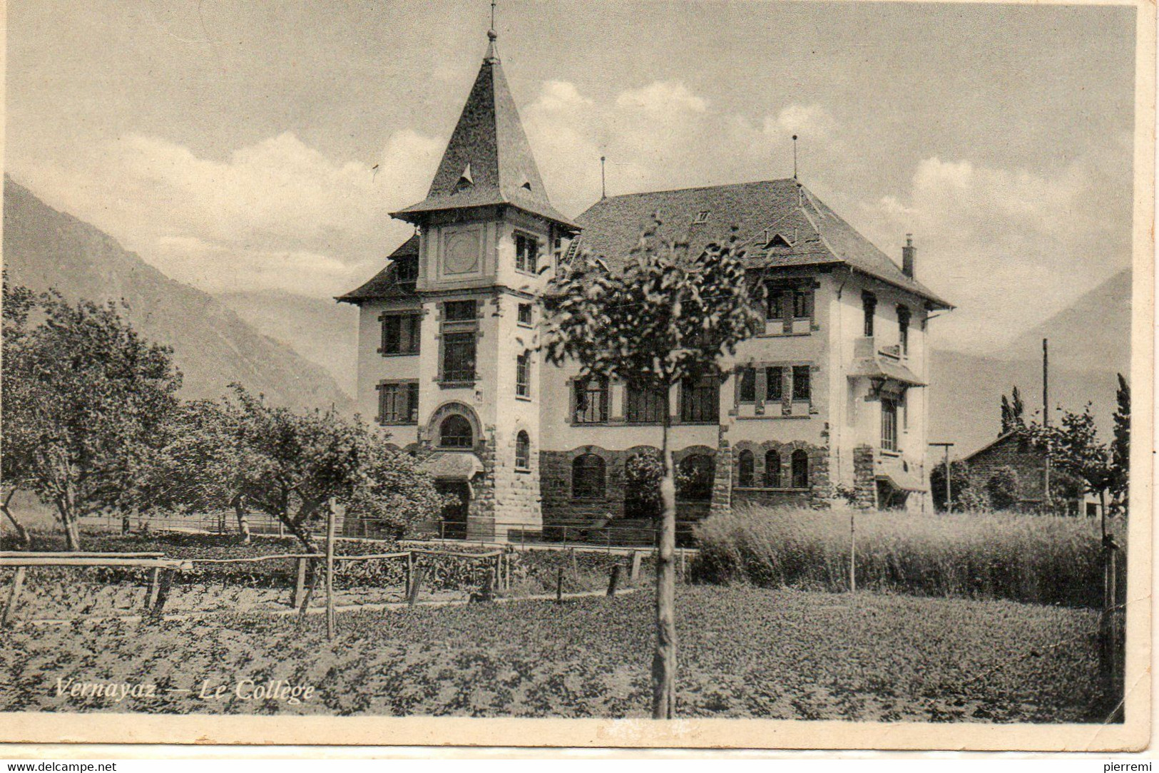 Vernayaz....le College...  Edit  E.mory  Geneve..  Ecrite En 1933 - Vernayaz