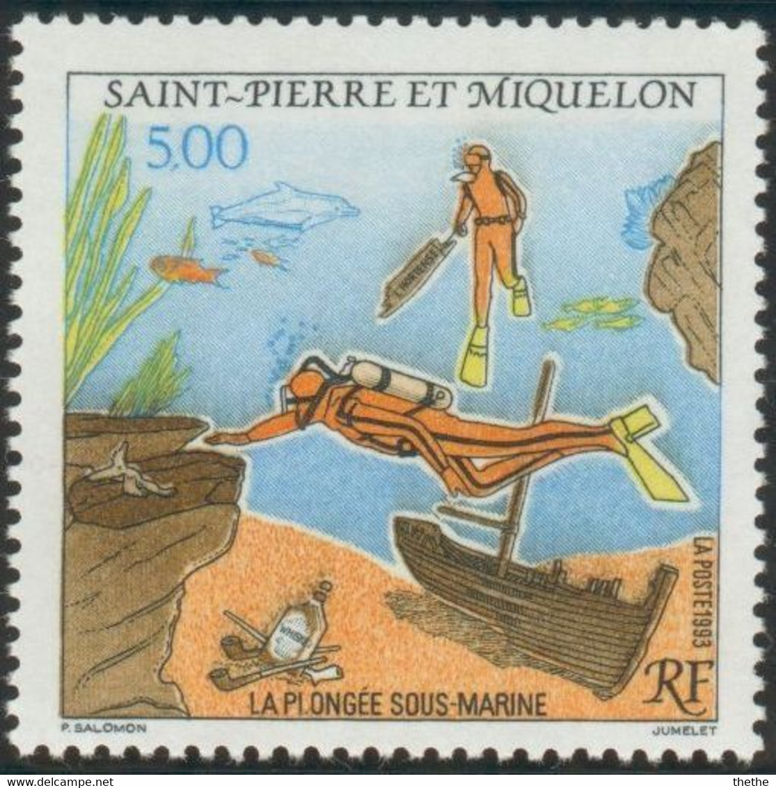 SAINT PIERRE ET MIQUELON - La Plongée Sous Marine - Immersione