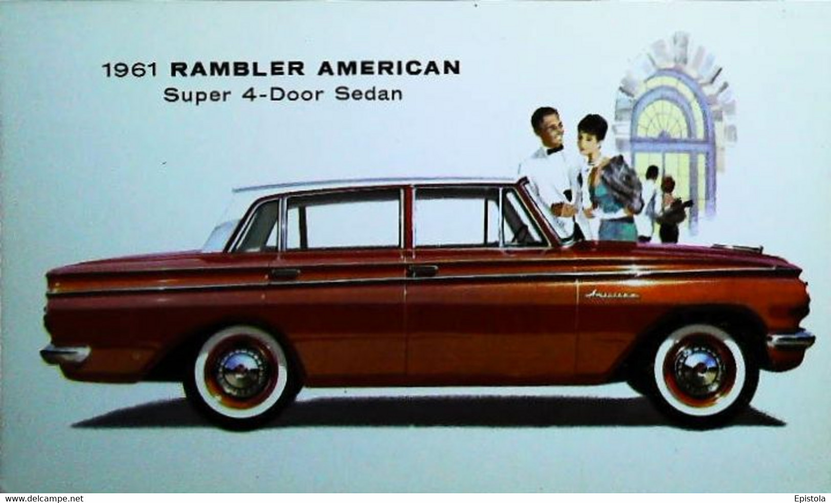 ► AM (American Motors) RAMBLER American Super 1961 - Automobile Publicity   (Litho In U.S.A.) - American Roadside