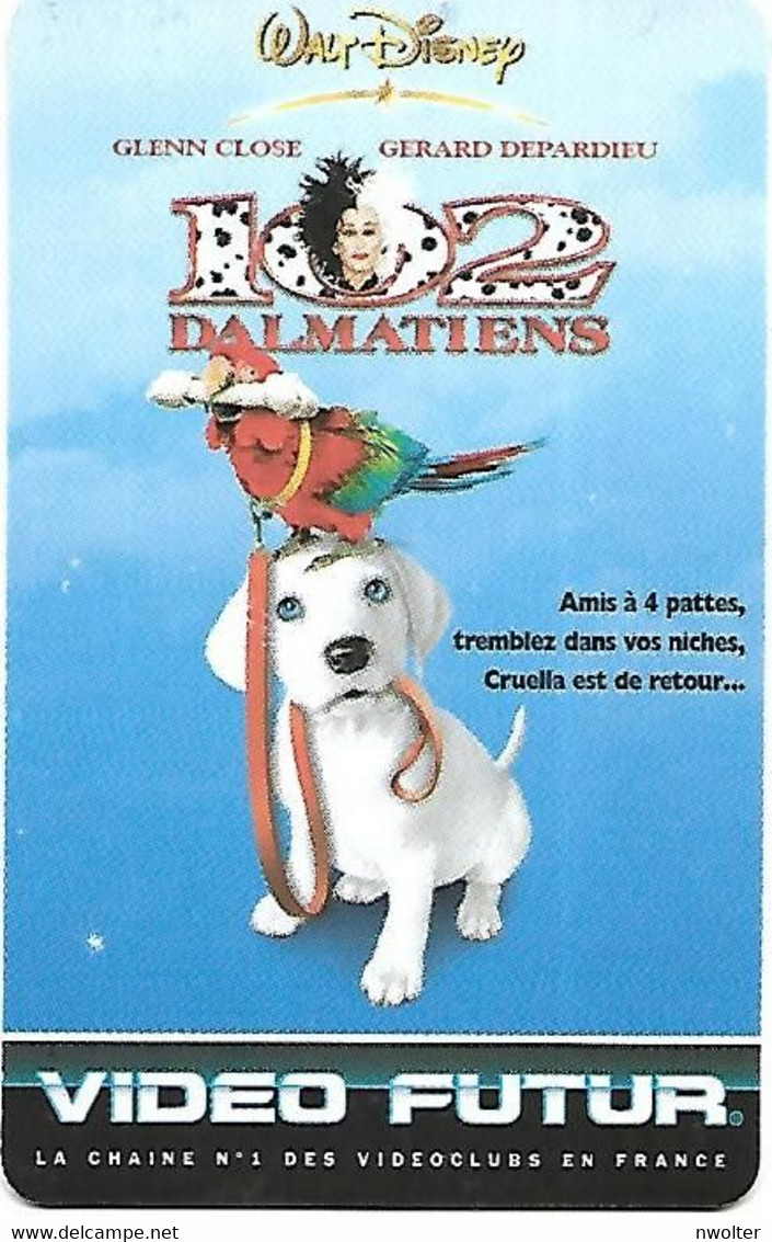 @+ Carte VIDEO FUTUR N° 177 - 102 Dalmatiens ( Disney ) - Video Futur