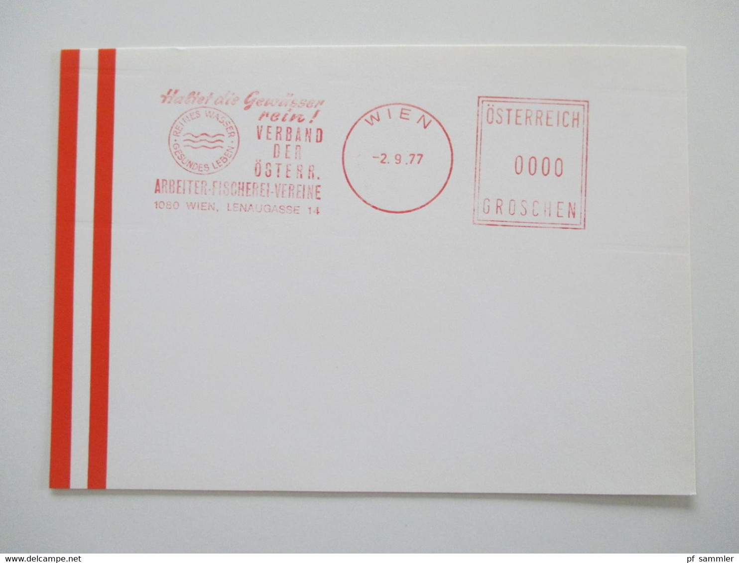 Österreich 1976 - 78 Freistempel Mit Wert 0000 Groschen Insgesamt 29 Stempelbelege / Blanko Karten Alles Verschiedene St - Briefe U. Dokumente