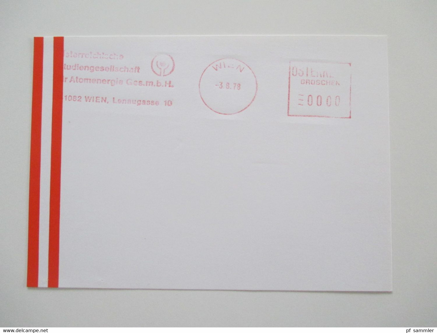 Österreich 1976 - 78 Freistempel mit Wert 0000 Groschen insgesamt 29 Stempelbelege / Blanko Karten alles verschiedene St