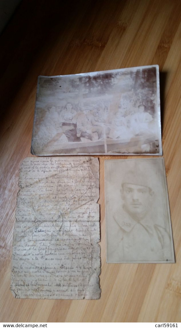 LOT  PHOTO  / CARTE  / LETTRE  MILITAIRE  DU  153 Eme   D  INFANTERIE 1914 - 1914-18