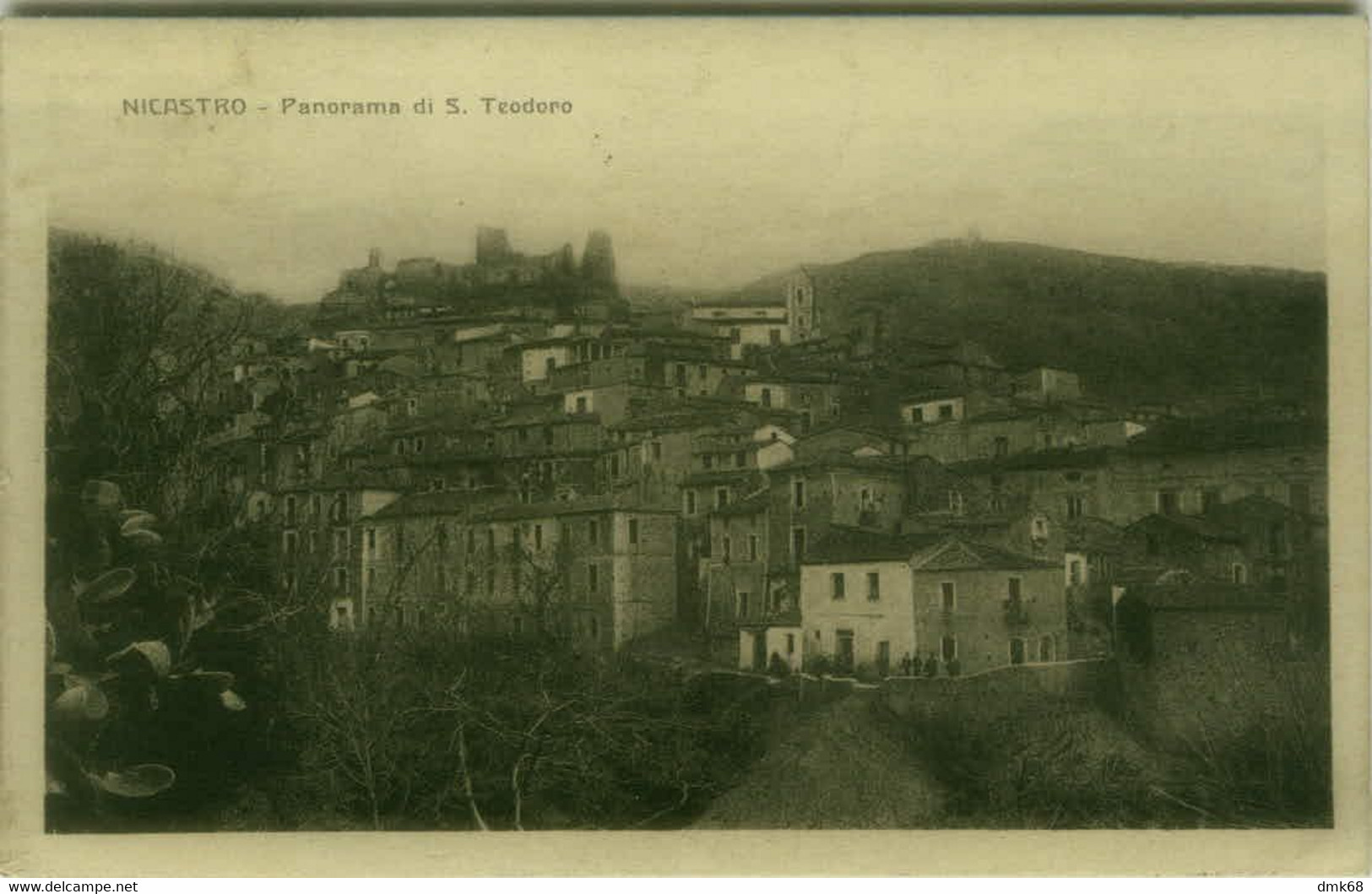 NICASTRO ( CATANZARO ) PANORAMA DI S. TEODORO - EDIZIONE DE BIASE - SPEDITA 1923  (6997) - Catanzaro