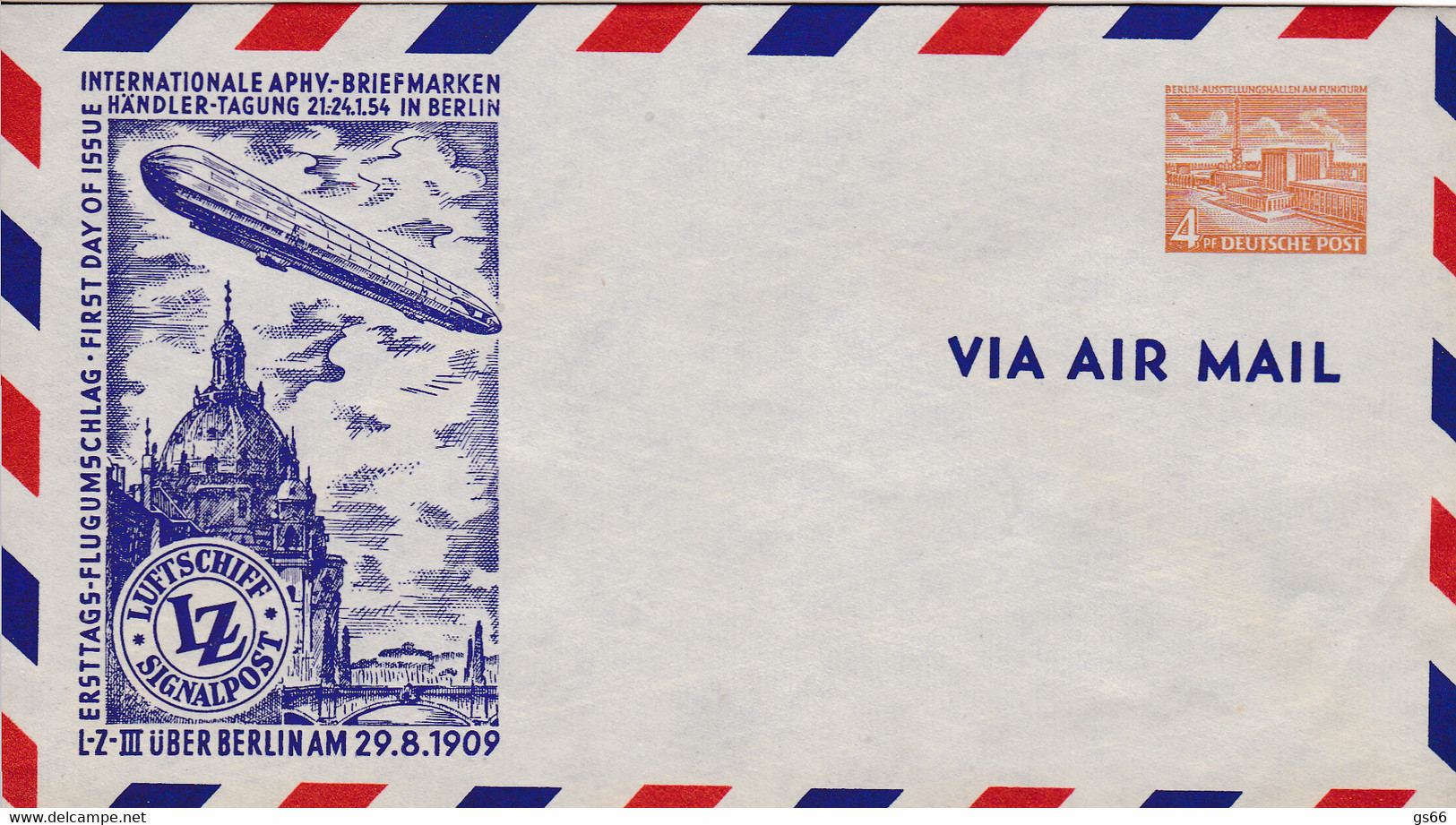 Berlin, PU 002 D2/4a,  APHV.-Briefmarken Händler Tagung 54 In Berlin - Privatumschläge - Ungebraucht