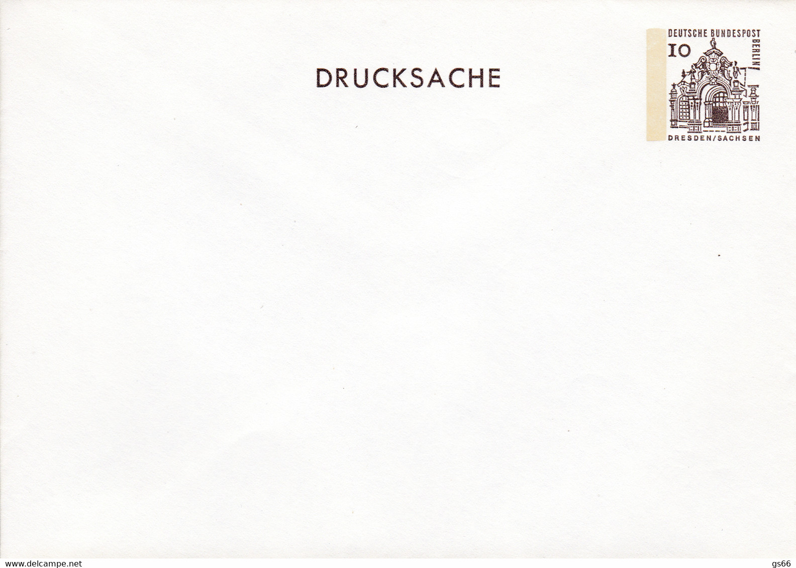 Berlin, PU 034 A2 001,  DRUCKSACHE In Braun - Enveloppes Privées - Neuves