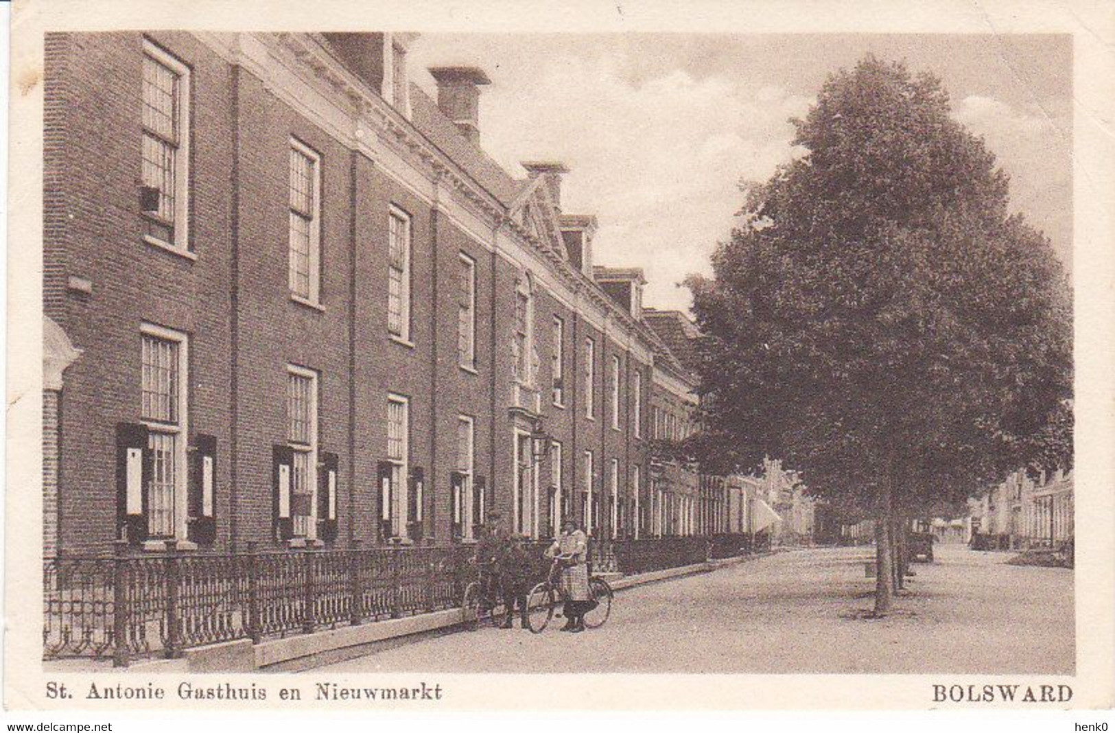 Bolsward St. Antonie Gasthuis En Nieuwmarkt ZW14 - Bolsward