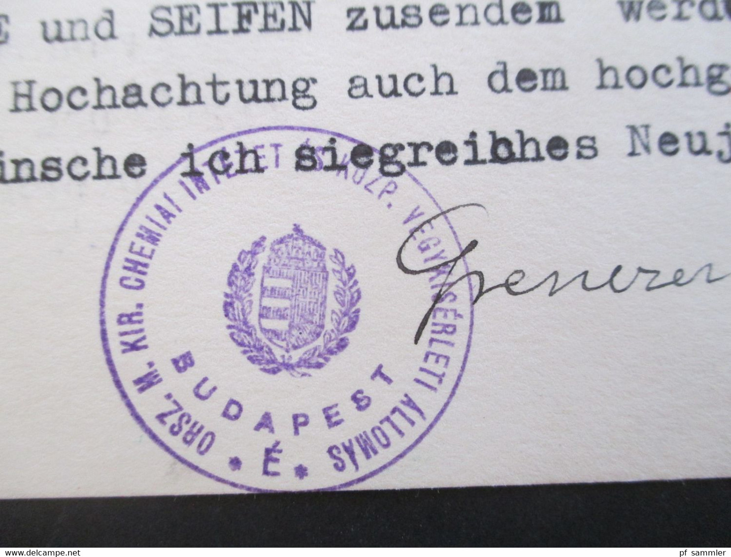 Ungarn 1941 Postkarte Mit OKW Zensur / Roter Zensurstempel / Mehrfachzensur Budapest - Münster Westfalen - Covers & Documents