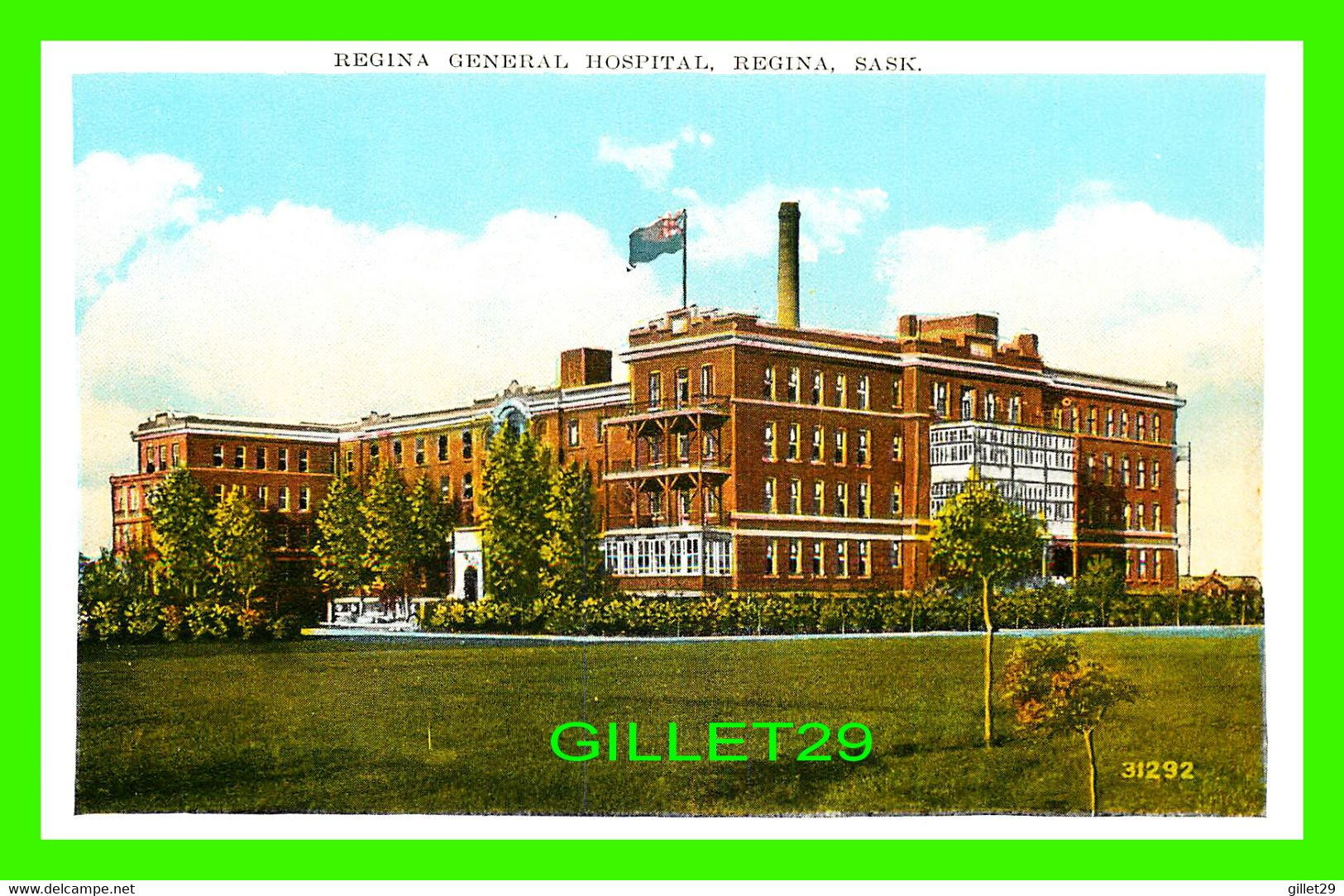 REGINA, SASKATCHEWAN - REGINA GENERAL HOSPITAL - VALENTINE EDY COMPANY LIMITED - - Regina