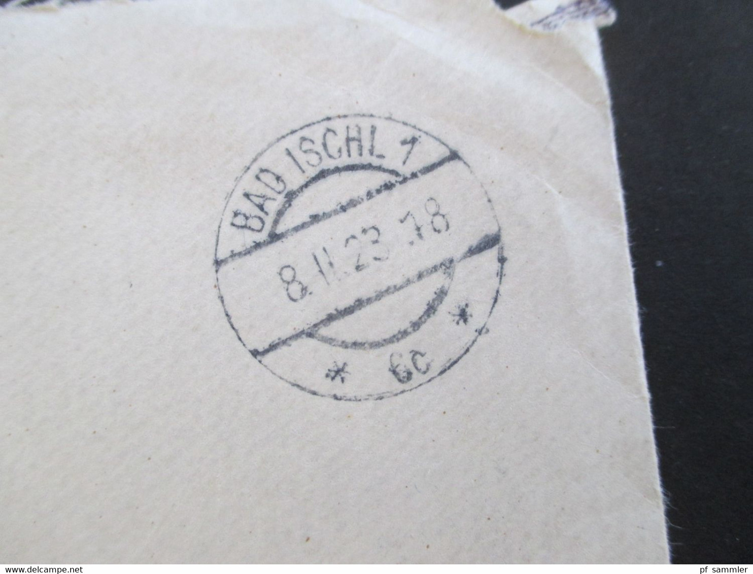 Österreich 1923 Freimarken Dachauer MiF Umschlag Vom Riegierungsrat Dr. Max Mayer Bad Ischl Nach Jena Gesendet - Covers & Documents