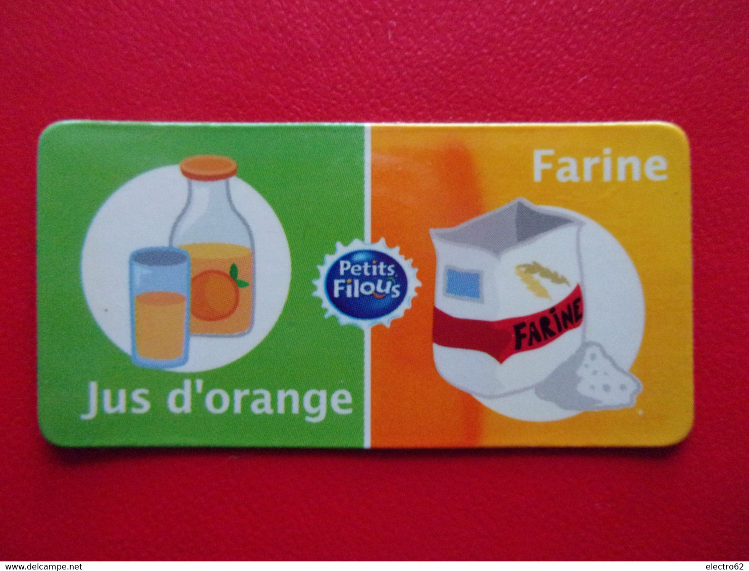 Magnet Petits Filous Jus D'orange Farine Farina Flour Mehl Harina Arancia Naranja - Publicitaires