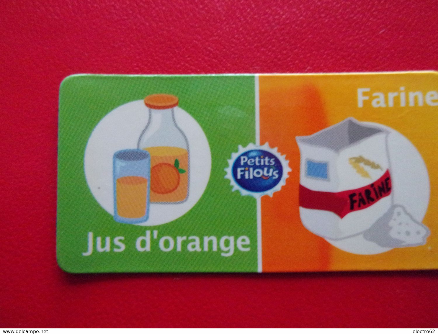 Magnet Petits Filous Jus D'orange Farine Farina Flour Mehl Harina Arancia Naranja - Advertising