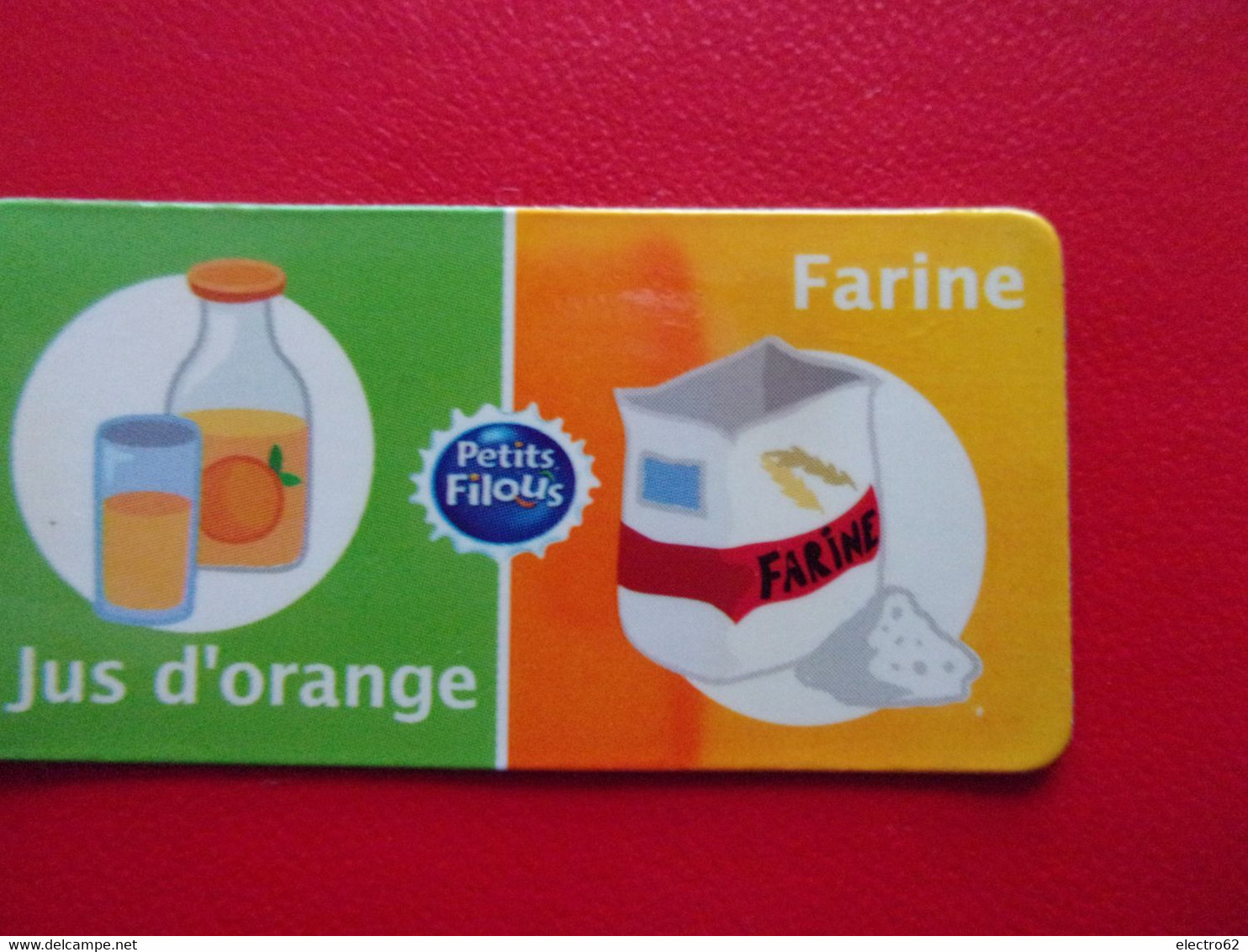 Magnet Petits Filous Jus D'orange Farine Farina Flour Mehl Harina Arancia Naranja - Publicitaires