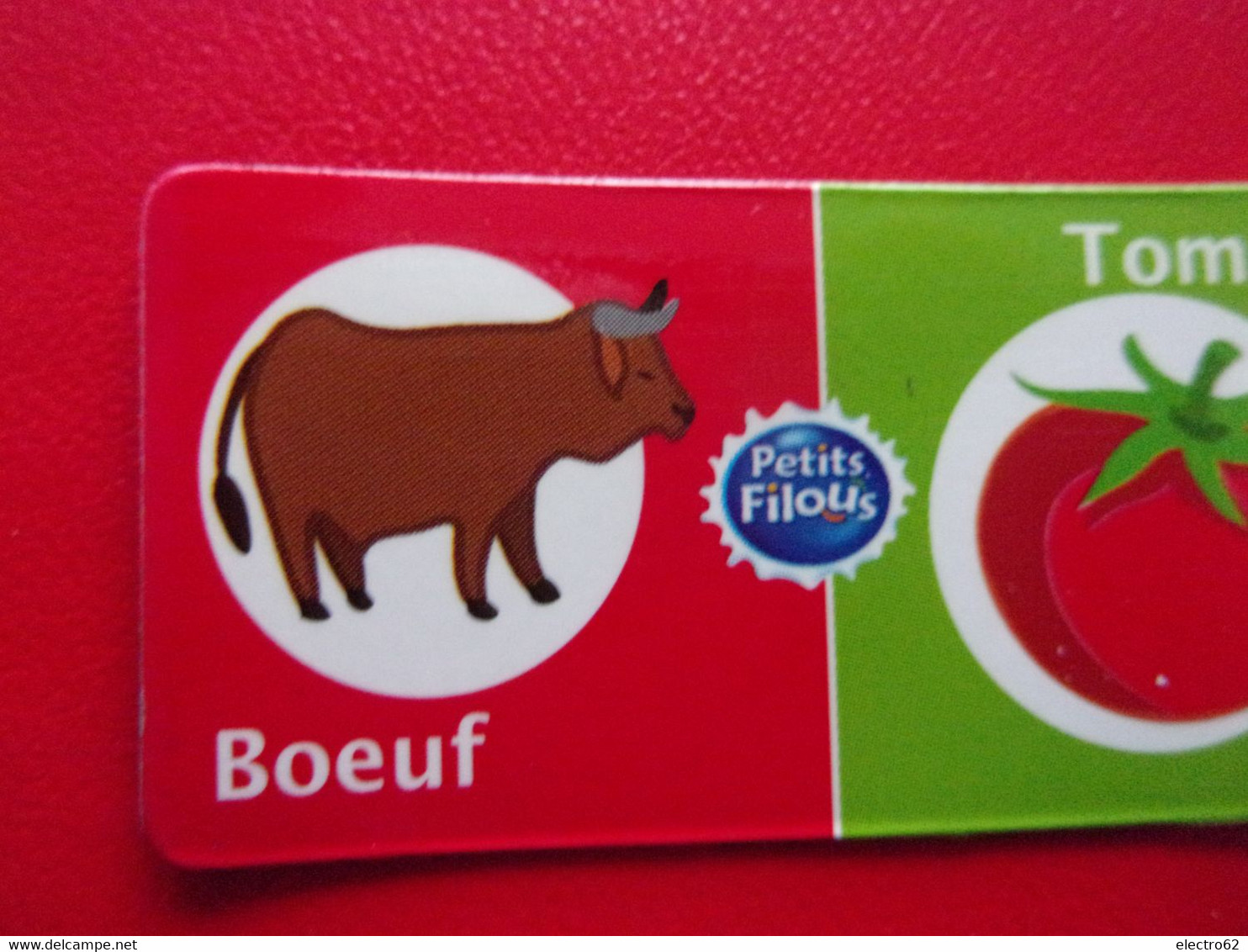 Magnet Petits Filous  Boeuf Tomate Tomato Pomodoro Beef Carne De Vaca Rindfleisch Manzo - Publicitaires