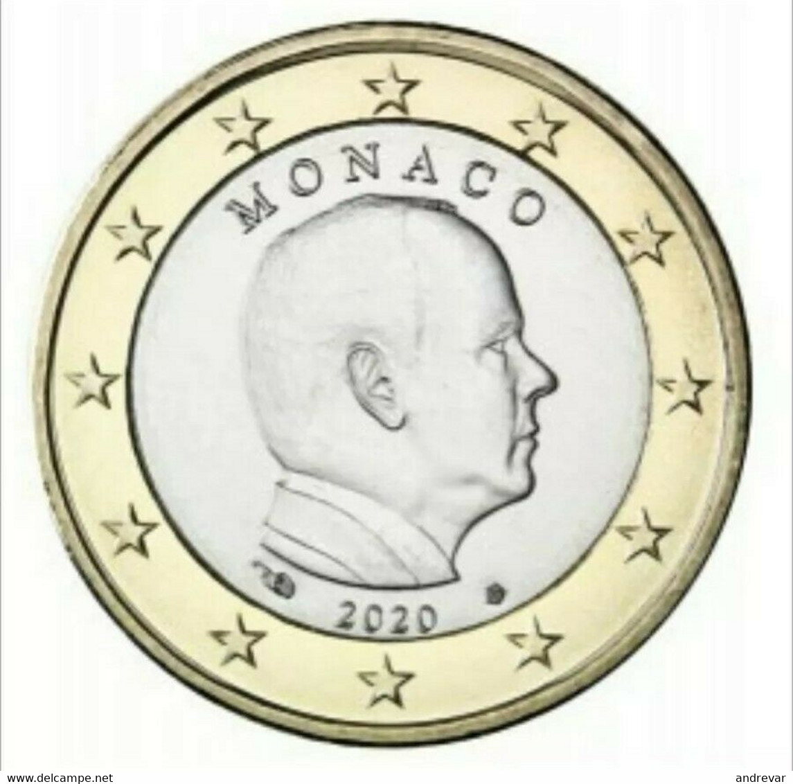 MONACO :  Piéce  De  2  EUROS  NEUVE   Et   OFFICIELLE  2020  ** SUPERBE  Et  BRILLANTE**   ( 10 ) - Monaco