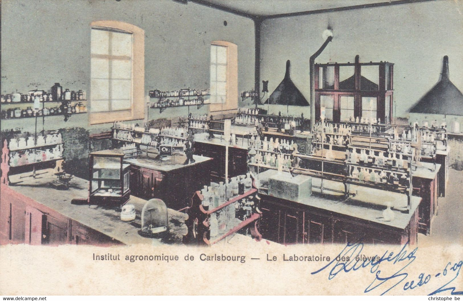 Institut Agronomique De Carlsbourg, Le Laboratoire Des élèves (pk74244) - Paliseul