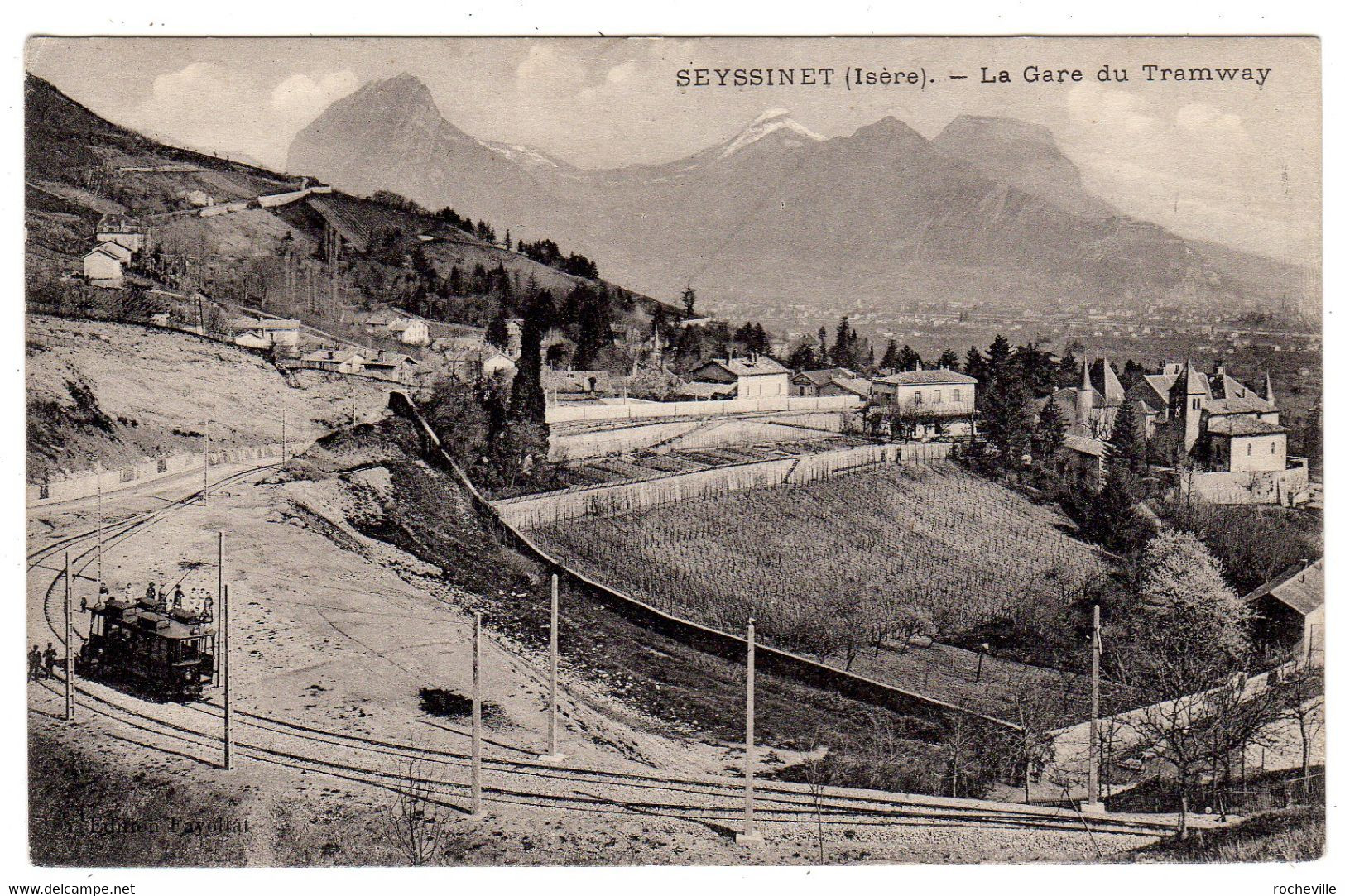 38-SEYSSINET ( Isère) - La Gare Du Tramway- CPA- Scans Recto-verso - Altri & Non Classificati