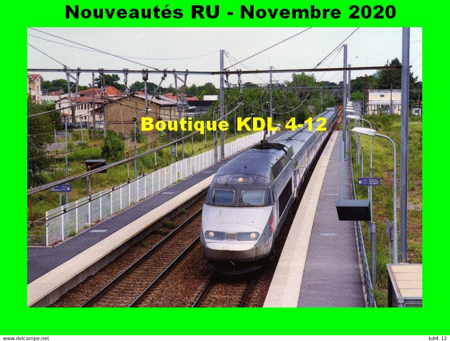 RU 1842 - TGV Atlantique - SAINT-VINCENT DE TYROSSE - Landes - SNCF - Saint Vincent De Tyrosse