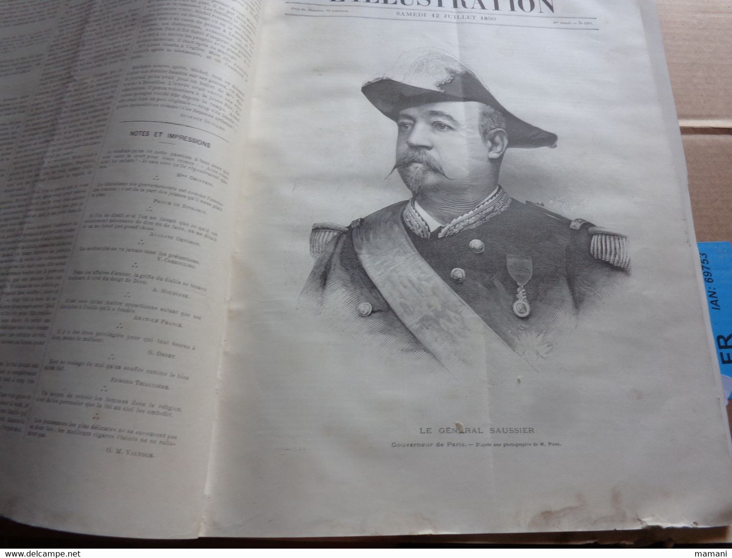 L'ILLUSTRATION - Année 1890    1er juillet au 31 decembre-comment se font les jouets st nicolas-tres nombreuses photos