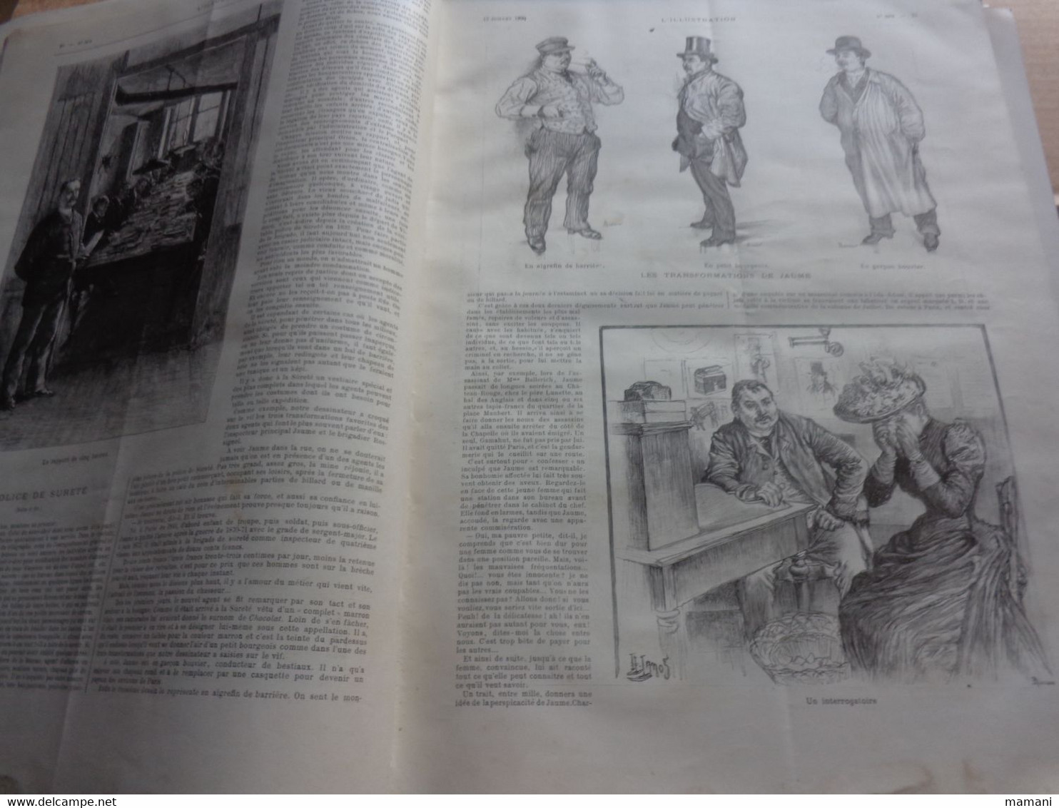 L'ILLUSTRATION - Année 1890    1er juillet au 31 decembre-comment se font les jouets st nicolas-tres nombreuses photos