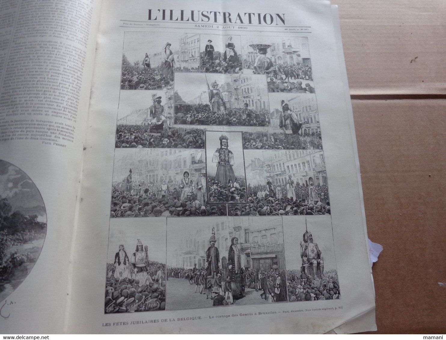 L'ILLUSTRATION - Année 1890    1er juillet au 31 decembre-comment se font les jouets st nicolas-tres nombreuses photos