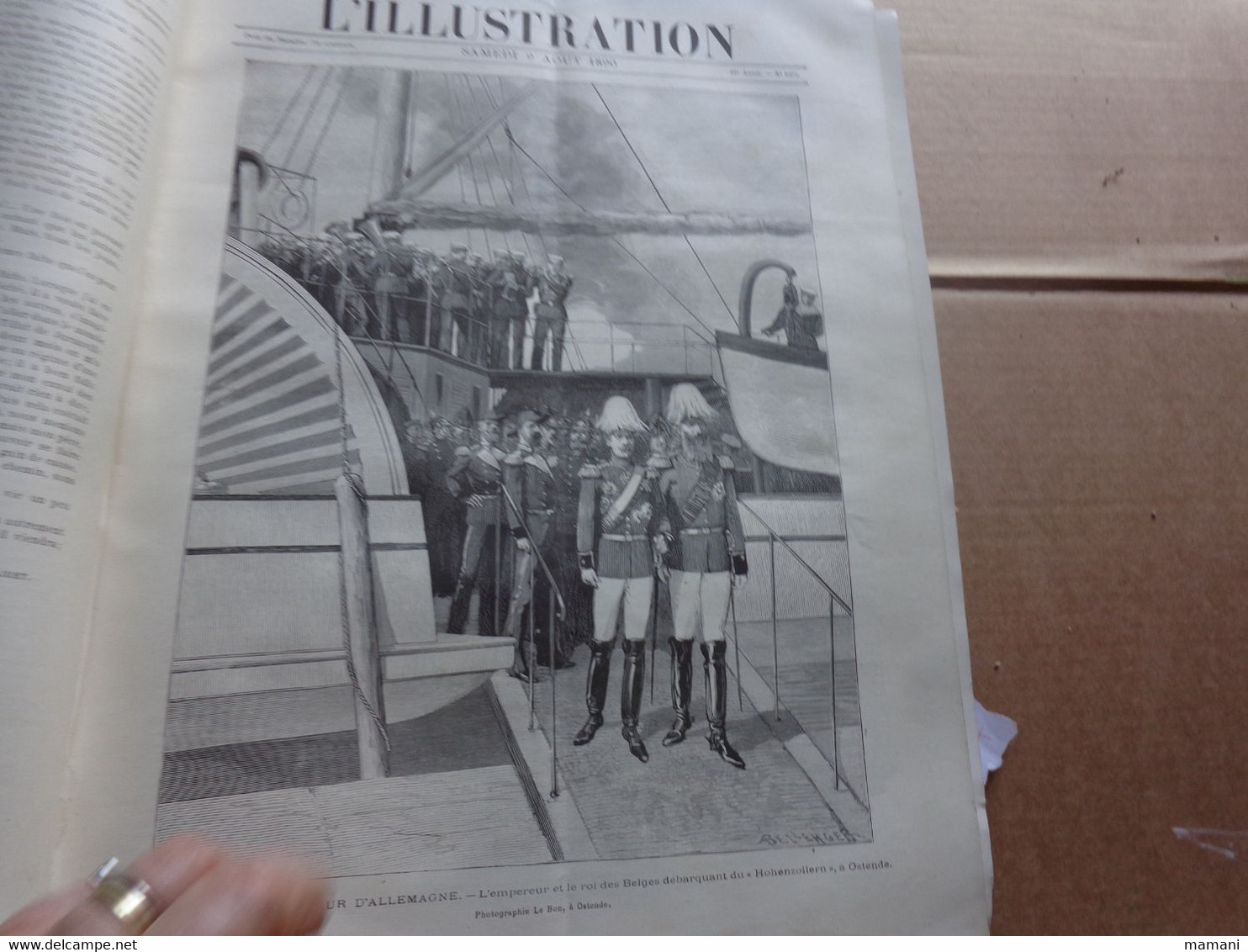 L'ILLUSTRATION - Année 1890    1er juillet au 31 decembre-comment se font les jouets st nicolas-tres nombreuses photos