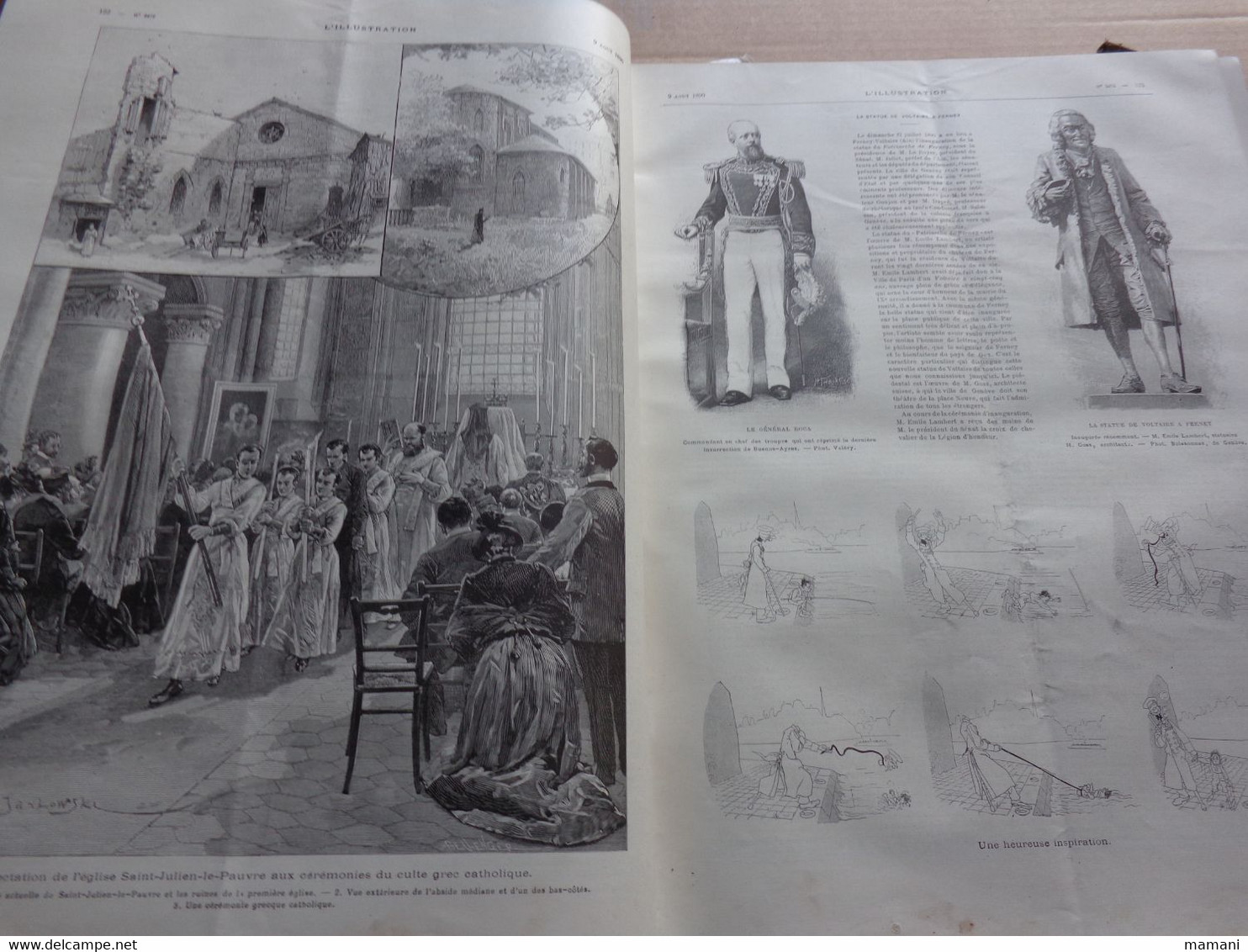 L'ILLUSTRATION - Année 1890    1er juillet au 31 decembre-comment se font les jouets st nicolas-tres nombreuses photos