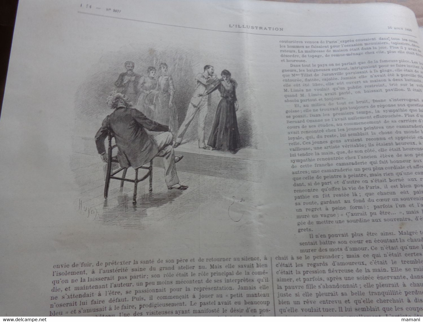 L'ILLUSTRATION - Année 1890    1er juillet au 31 decembre-comment se font les jouets st nicolas-tres nombreuses photos