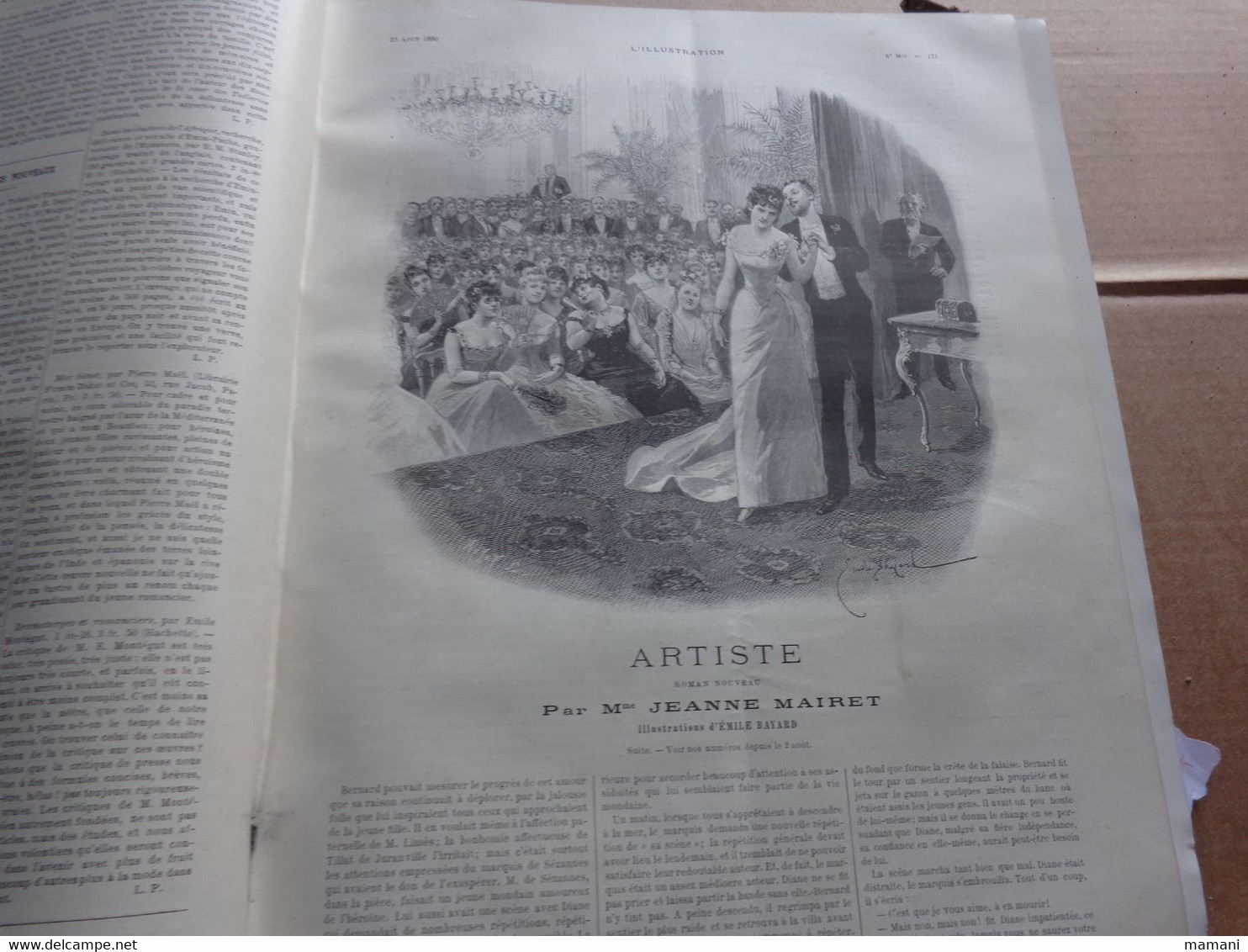 L'ILLUSTRATION - Année 1890    1er juillet au 31 decembre-comment se font les jouets st nicolas-tres nombreuses photos