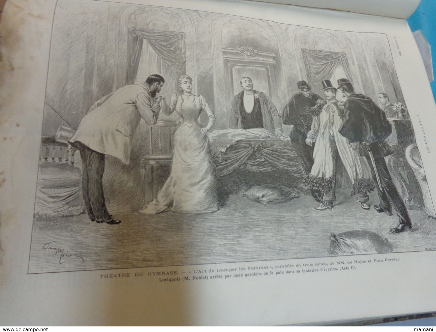 L'ILLUSTRATION - Année 1890    1er juillet au 31 decembre-comment se font les jouets st nicolas-tres nombreuses photos