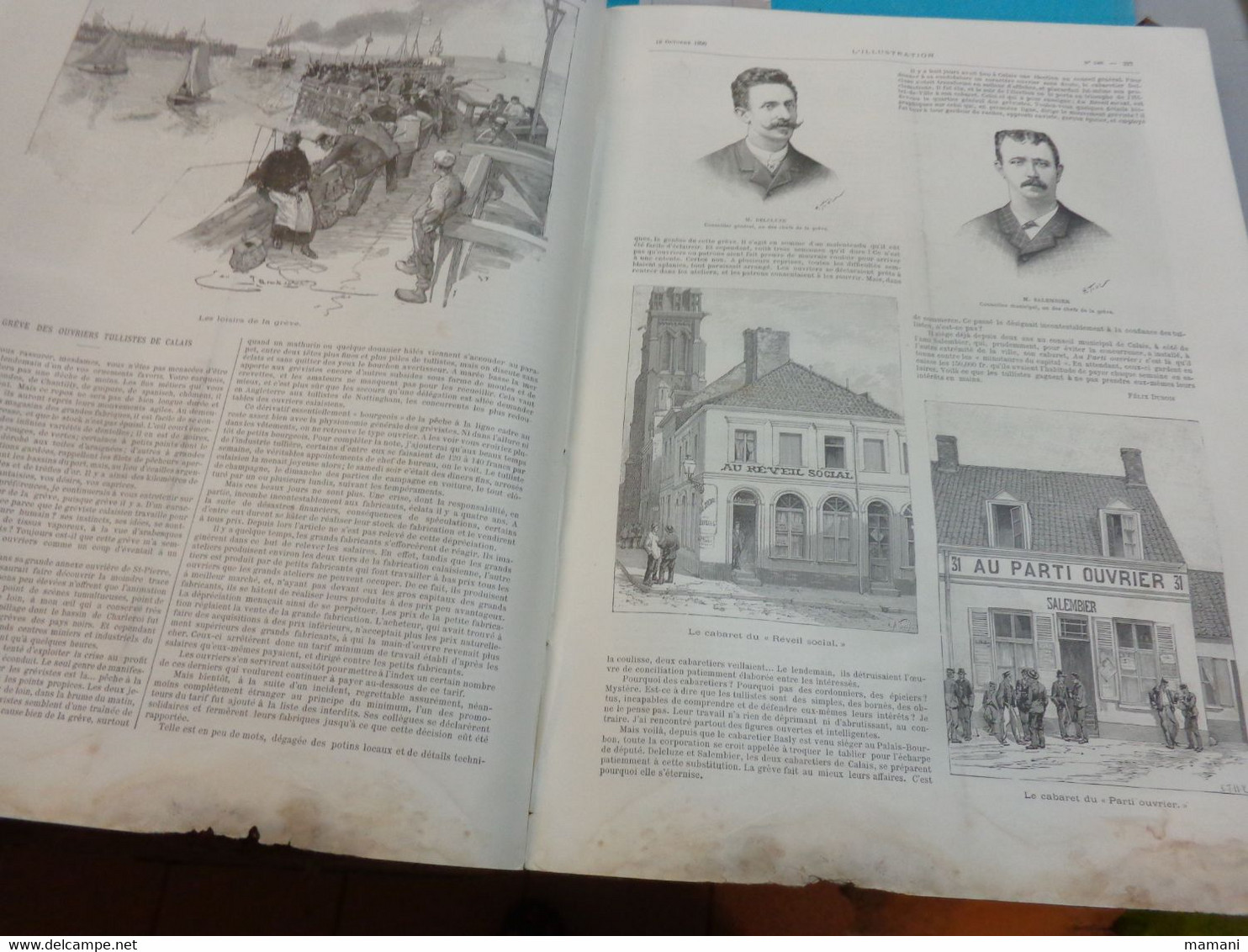 L'ILLUSTRATION - Année 1890    1er juillet au 31 decembre-comment se font les jouets st nicolas-tres nombreuses photos