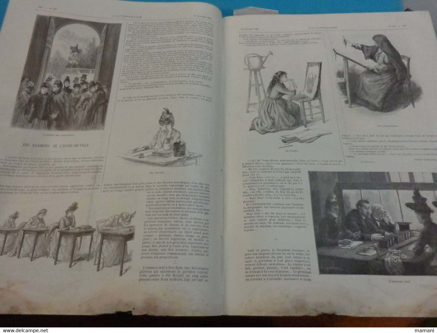 L'ILLUSTRATION - Année 1890    1er juillet au 31 decembre-comment se font les jouets st nicolas-tres nombreuses photos