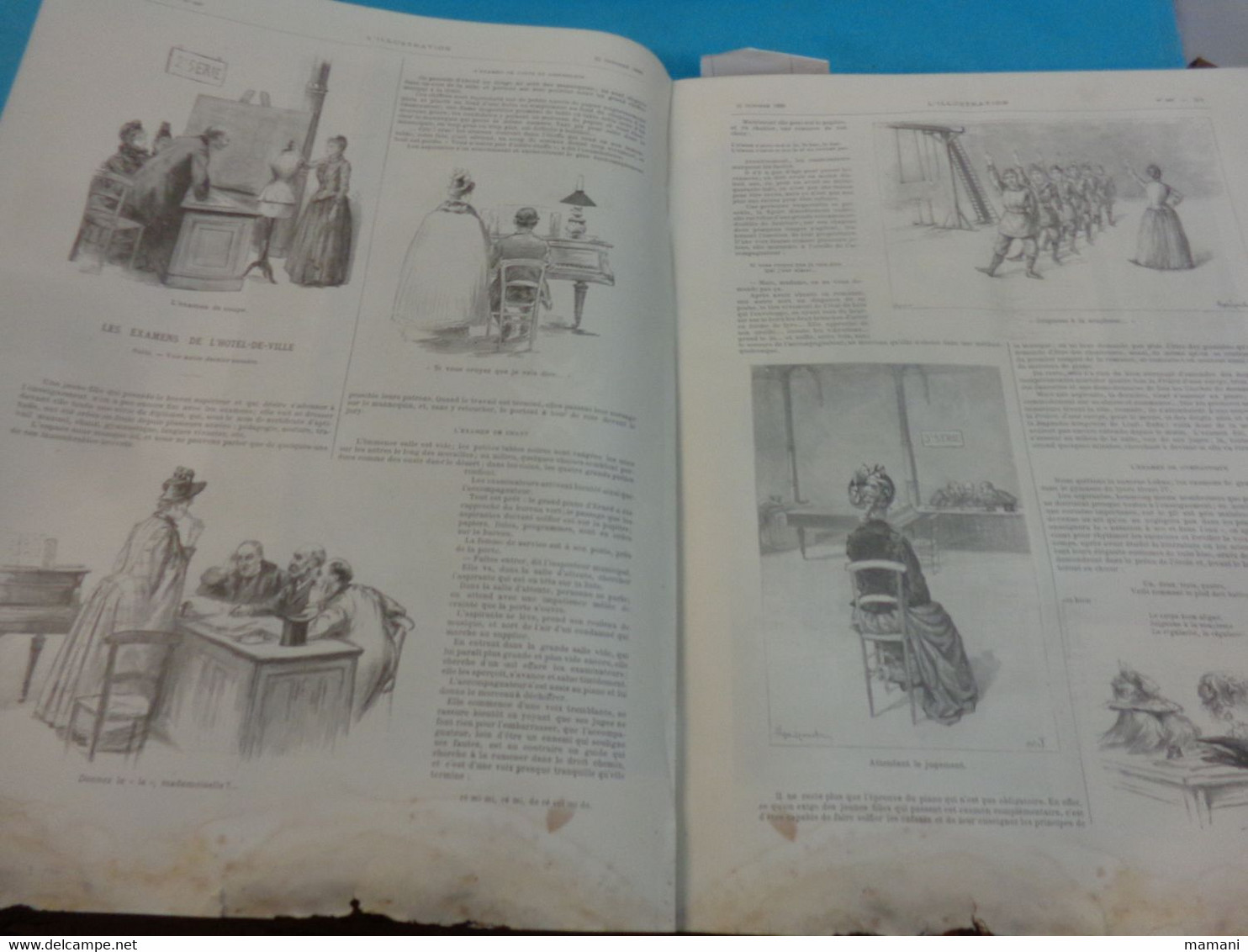 L'ILLUSTRATION - Année 1890    1er juillet au 31 decembre-comment se font les jouets st nicolas-tres nombreuses photos