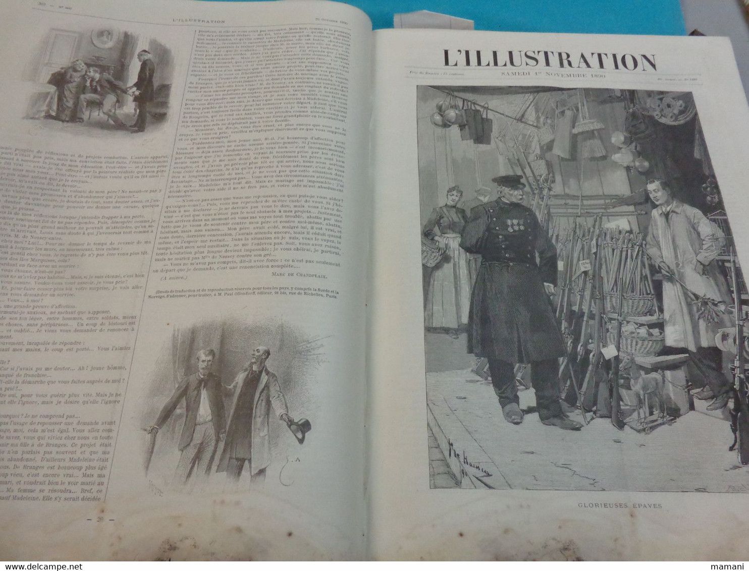 L'ILLUSTRATION - Année 1890    1er juillet au 31 decembre-comment se font les jouets st nicolas-tres nombreuses photos