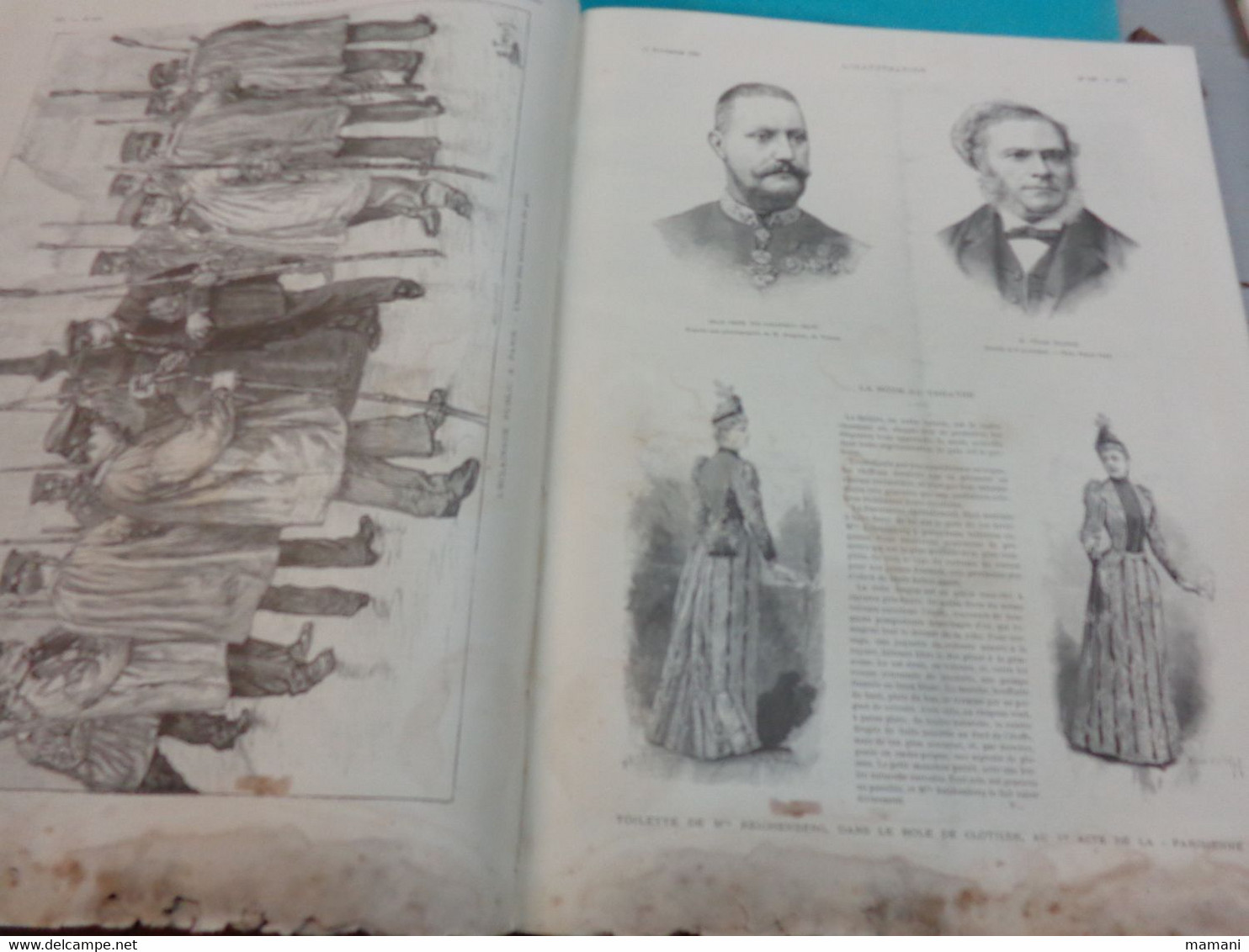 L'ILLUSTRATION - Année 1890    1er juillet au 31 decembre-comment se font les jouets st nicolas-tres nombreuses photos