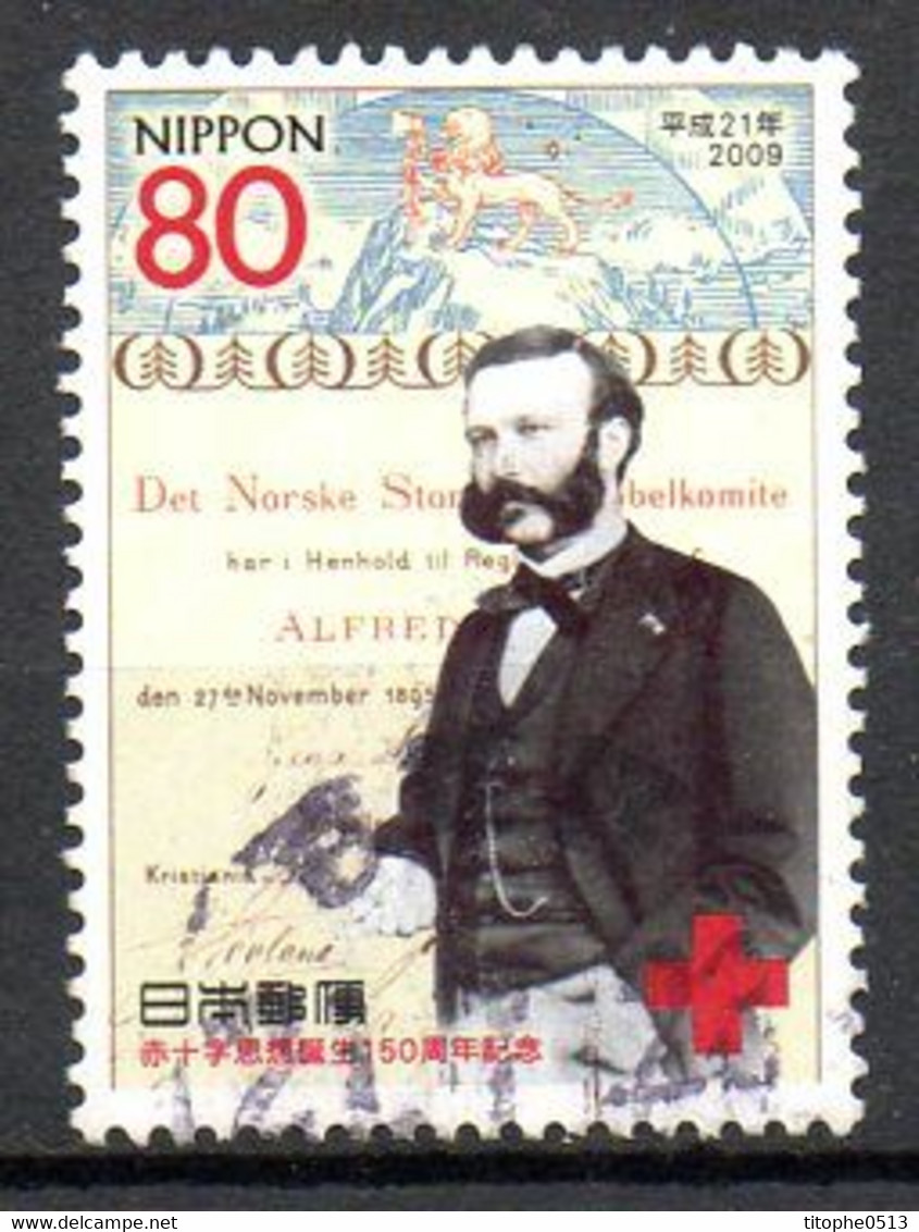 JAPON. Timbre Oblitéré De 2009. Henri Dunant/Croix-Rouge. - Henry Dunant