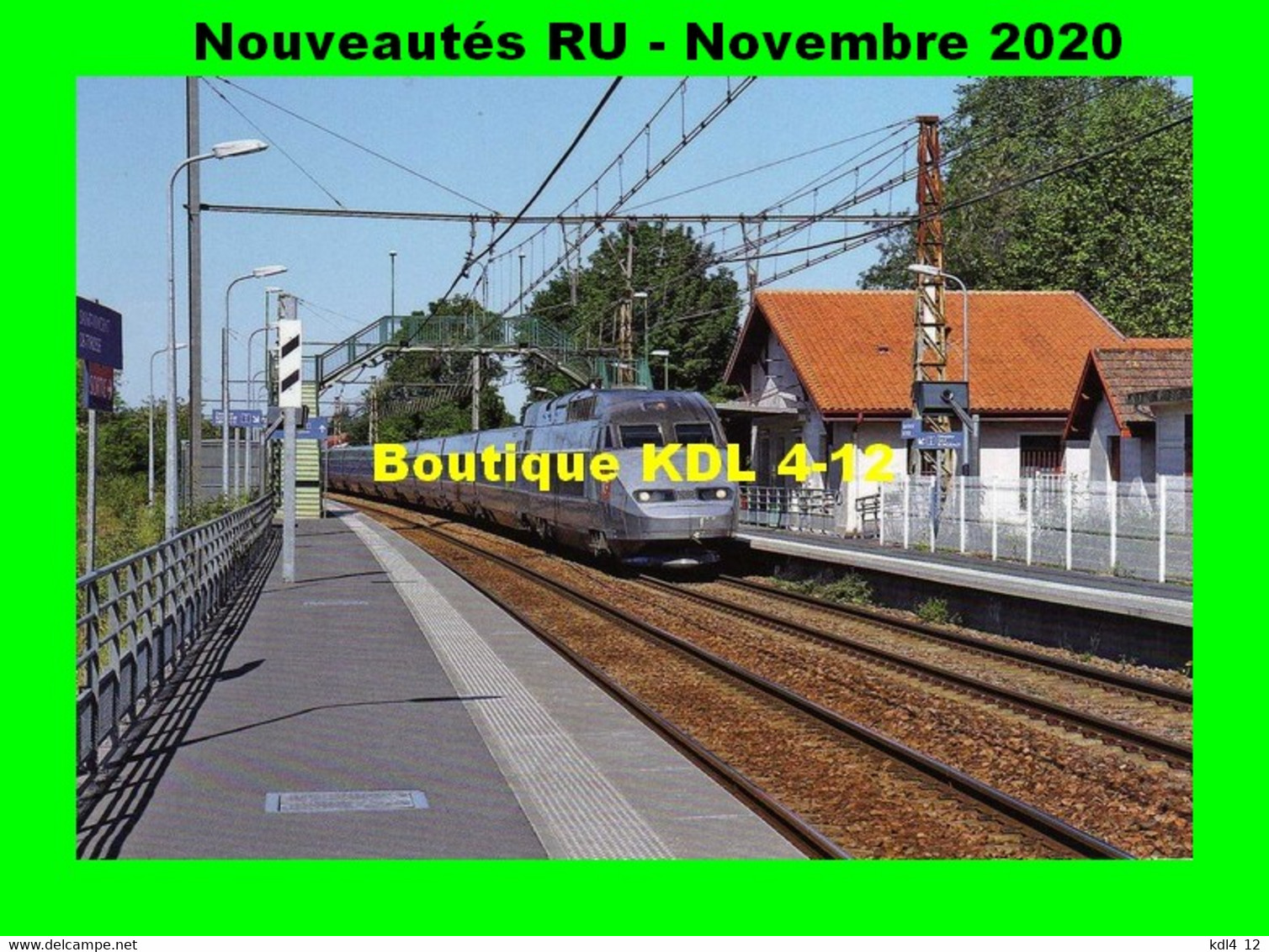 RU 1867 - TGV Atlantique Rame 388 En Gare - SAINT-VINCENT DE TYROSSE - Landes - SNCF - Saint Vincent De Tyrosse