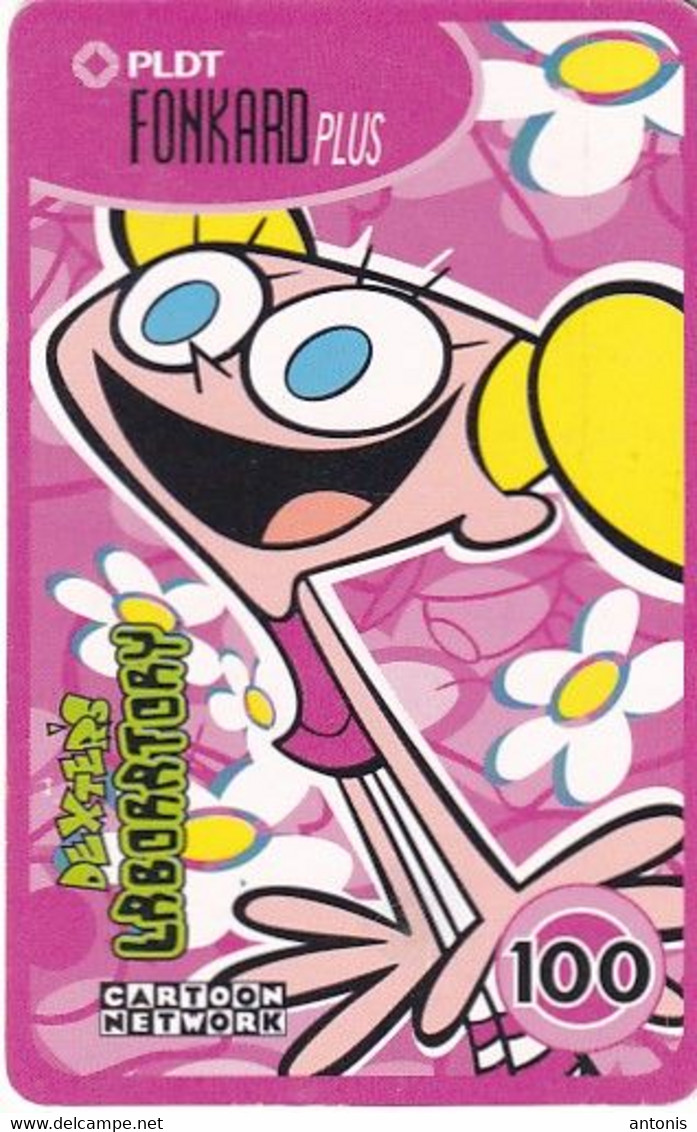 PHILIPPINES(chip) - Cartoon Network/Dexter"s Laboratory-Dee Dee, Chip GEM3.3, Exp.date 31/03/03, Used - Stripverhalen