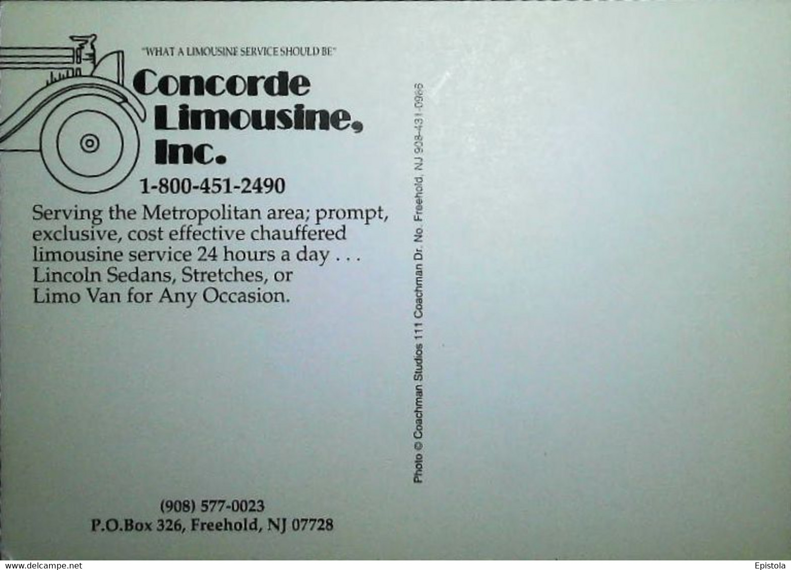 ►   American Car Automobile  - CONCORDE LIMOUSINE SERVICE  - FREEHOLD NJ - American Roadside