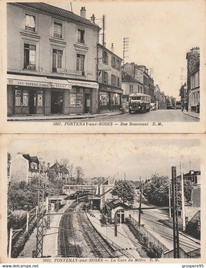 FONTENAY AUX ROSES GARE CAFE TABAC L'UNION COMMERCIALE BUS - Fontenay Aux Roses