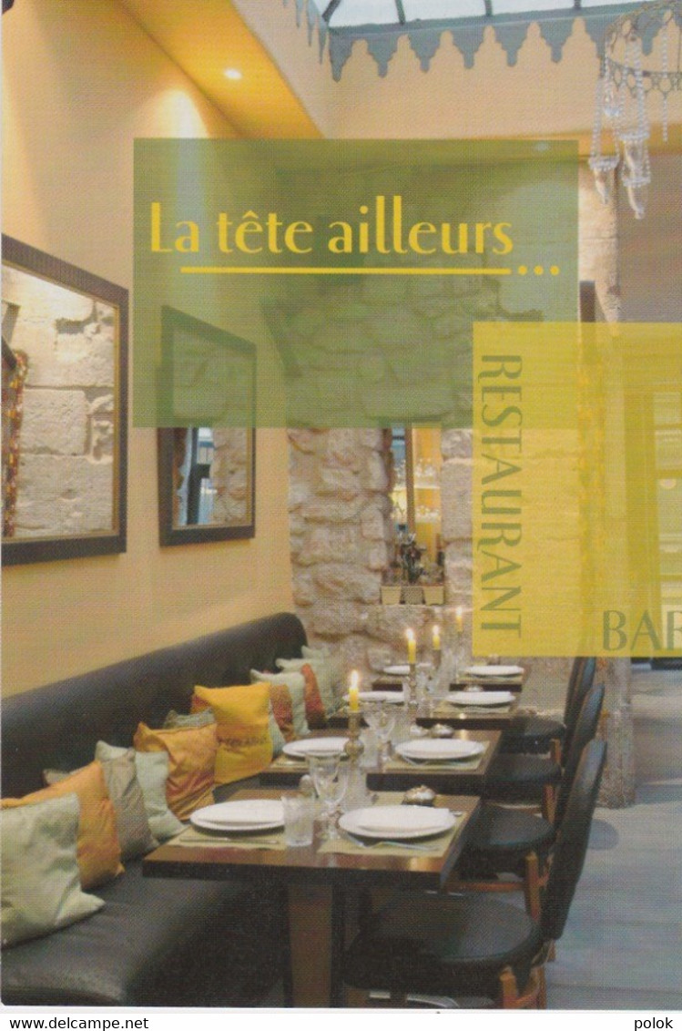 Carte Pub PARIS 04 - La Tête Ailleurs - Restaurant - 20, Rue Beautreillis - Arrondissement: 04