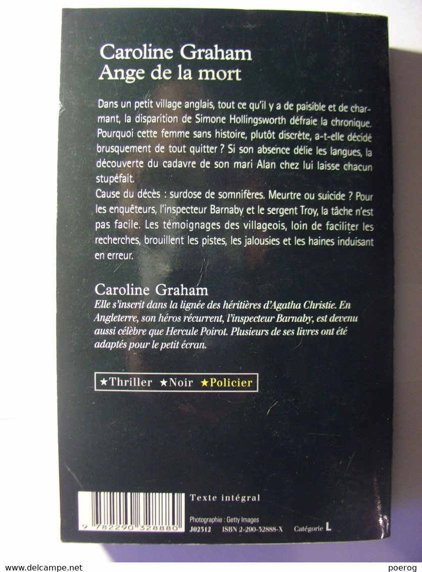 CAROLINE GRAHAM - L'ANGE DE LA MORT - POLICIER - J'AI LU POCHE POLICIER N°6511 - 2003 - Enquête De L' Inspecteur Barnaby - J'ai Lu