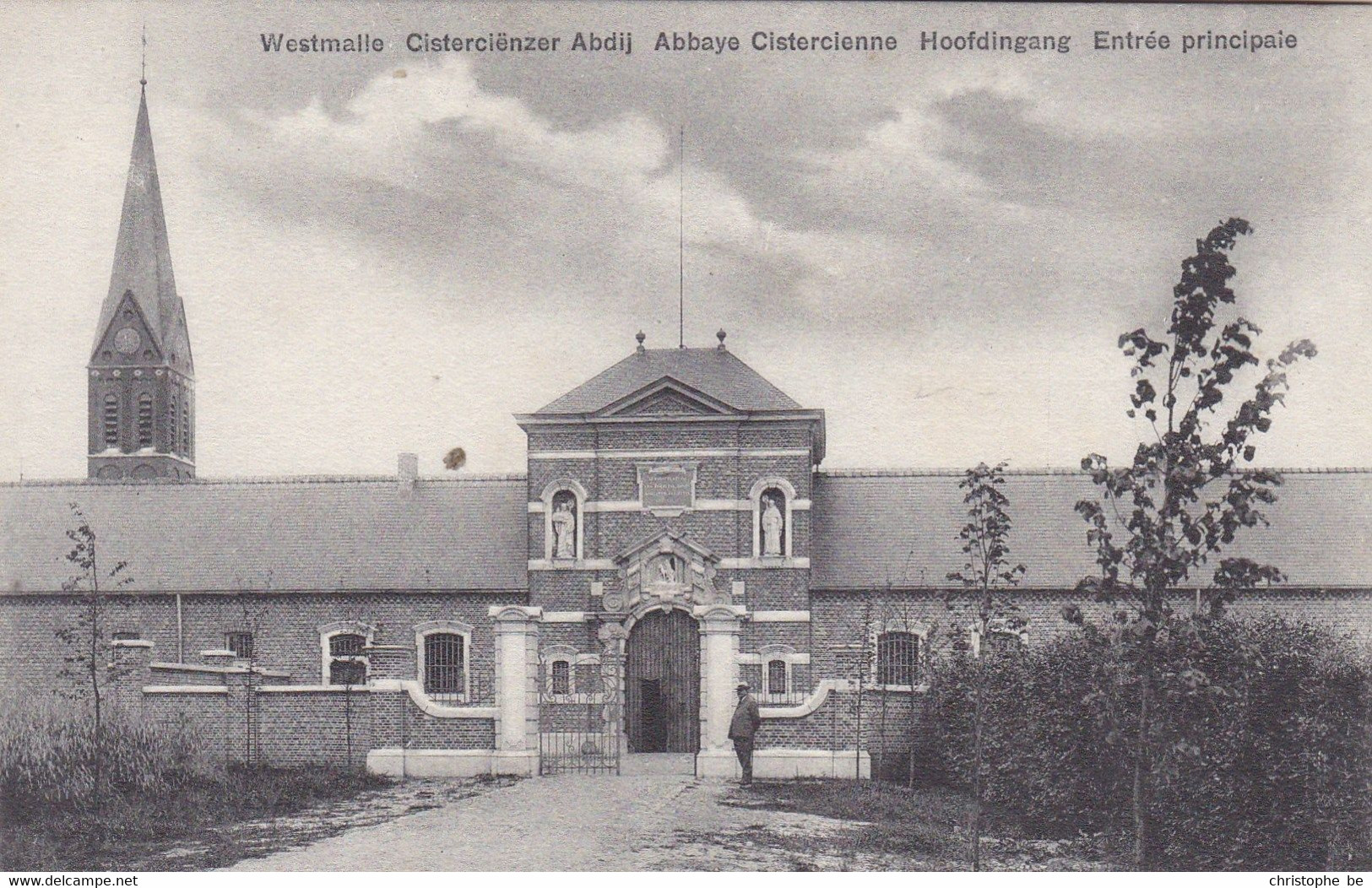 Westmalle, Cisterciënzer Abdij, Het O.L.V. Hoofdingang (pk74310) - Malle