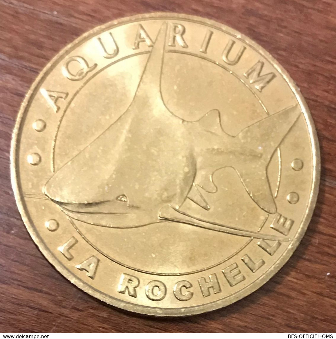 17 LA ROCHELLE AQUARIUM REQUIN GRIS MDP 2006 MEDAILLE SOUVENIR MONNAIE DE PARIS JETON TOURISTIQUE MEDALS COINS TOKENS - 2006