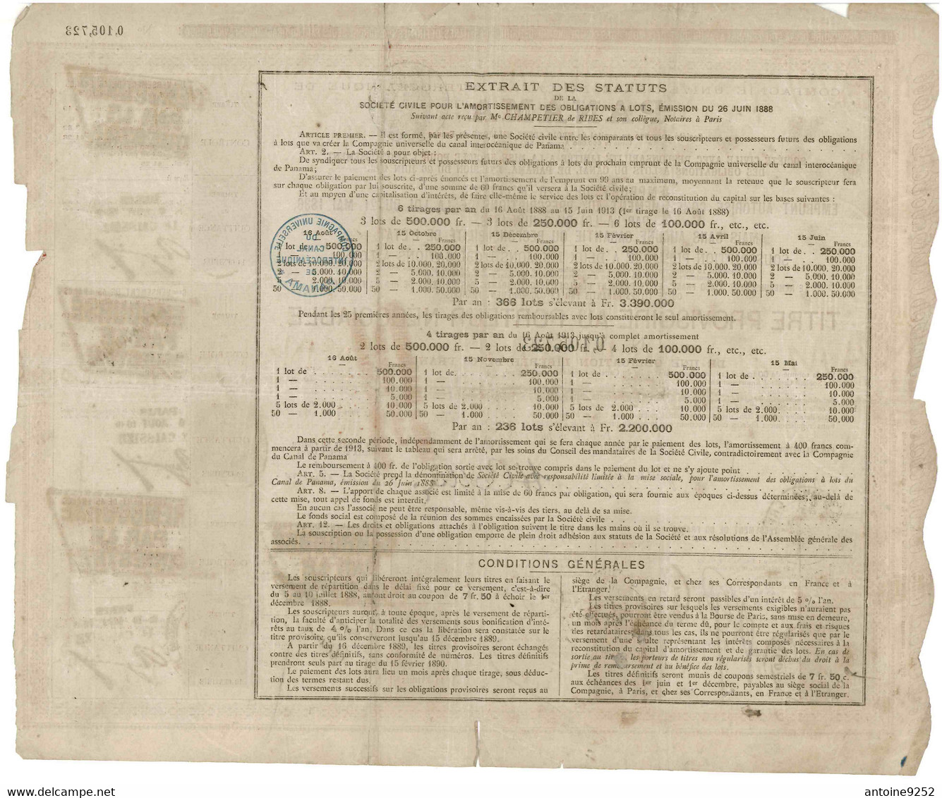 Compagnie Universelle Du Canal Interocéanique De Panama - Navegación