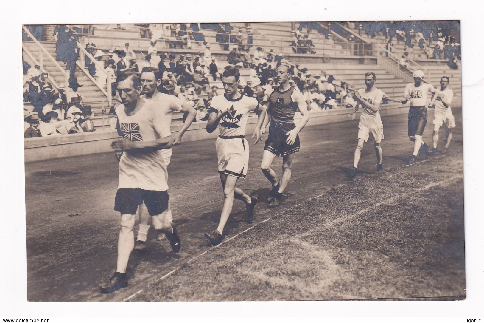 Sweden 1912 Card; Olympic Games Stockholm; Athletics 10000 M Walk Final Race Olympic Stadium Stockholm Cancellation RARE - Sommer 1912: Stockholm