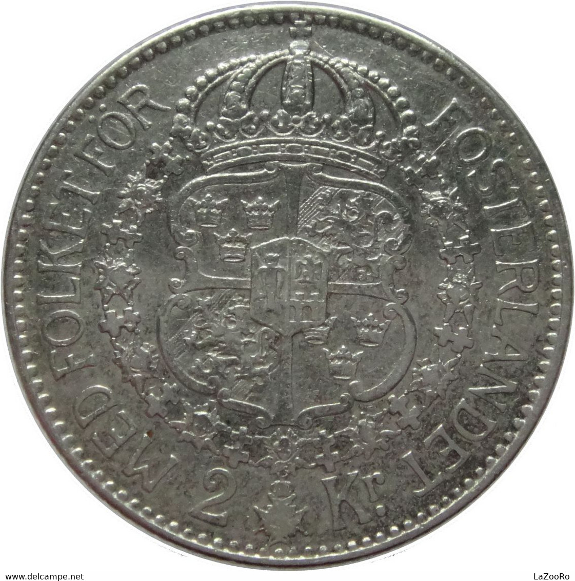 LaZooRo: Sweden 2 Kronor 1926 XF - Silver - Zweden