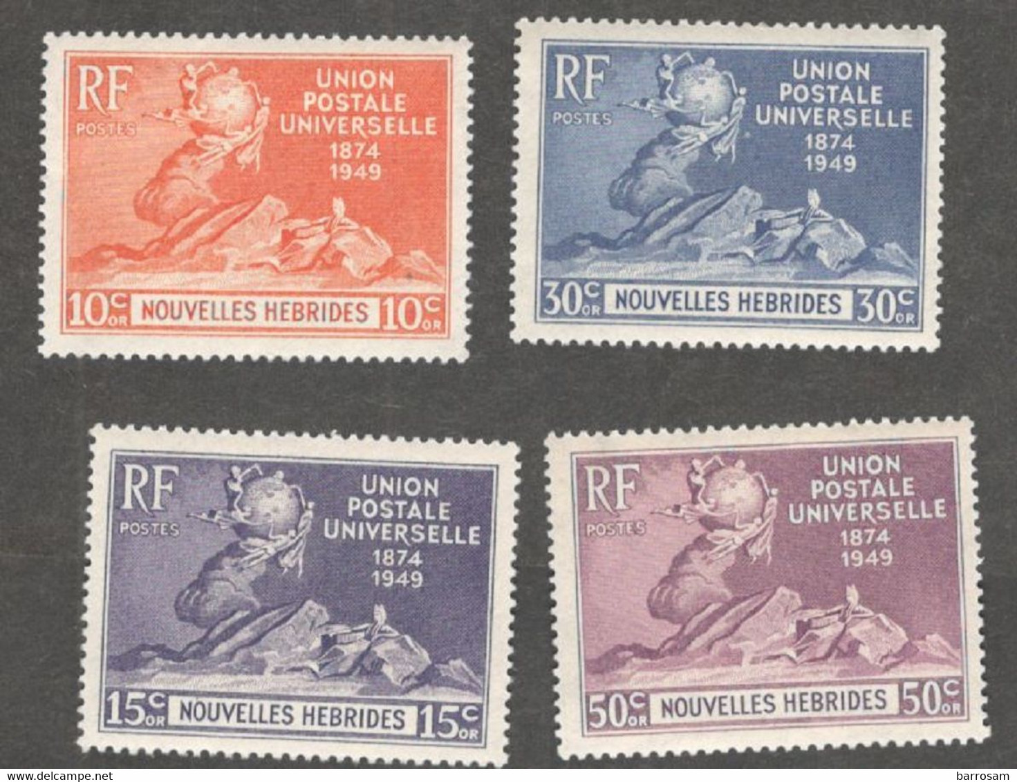 NEW HEBRIDES....1949:Yvert136-9 Mnh** - Unused Stamps