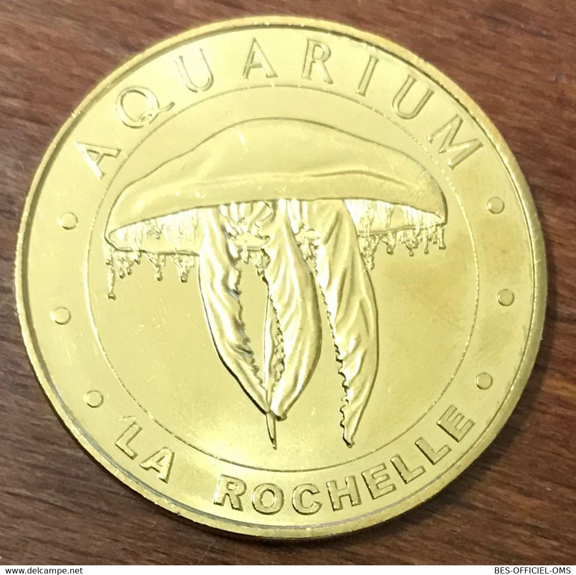 17 LA ROCHELLE AQUARIUM LA MÉDUSE AURELIE MDP 2018 MEDAILLE MONNAIE DE PARIS JETON TOURISTIQUE MEDALS COINS TOKENS - 2018