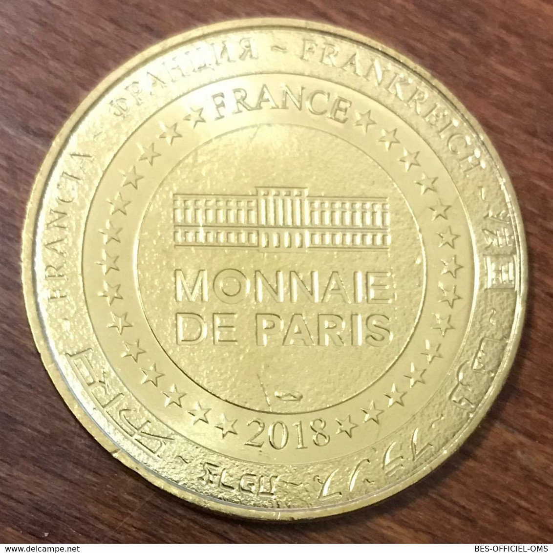 17 LA ROCHELLE AQUARIUM POISSON PORTE ENSEIGNE MDP 2018 MEDAILLE MONNAIE DE PARIS JETON TOURISTIQUE MEDALS COINS TOKENS - 2018